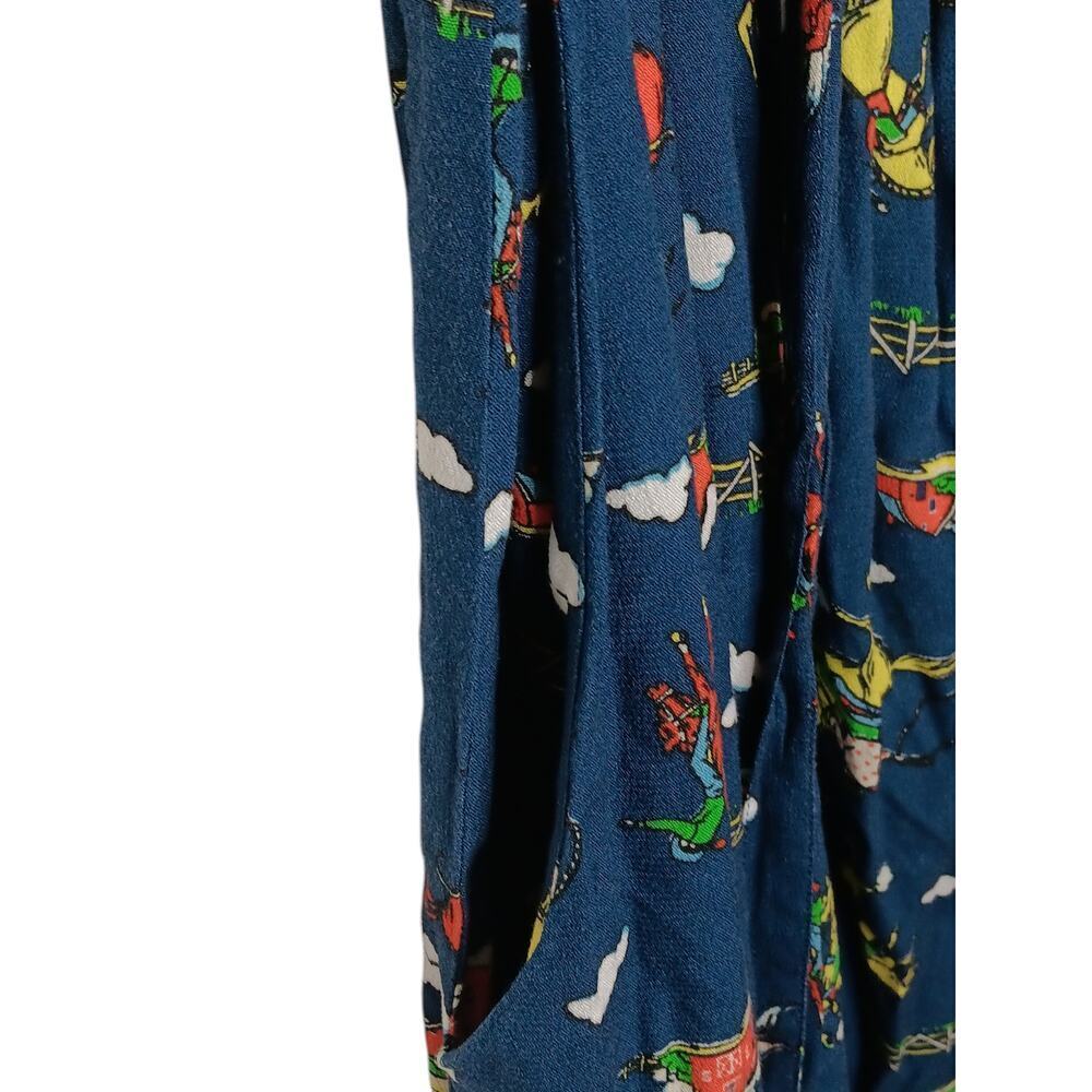 HVN Printed Crepe Rodeo Gia Jumpsuit SZ 6 - Picture 11 of 14